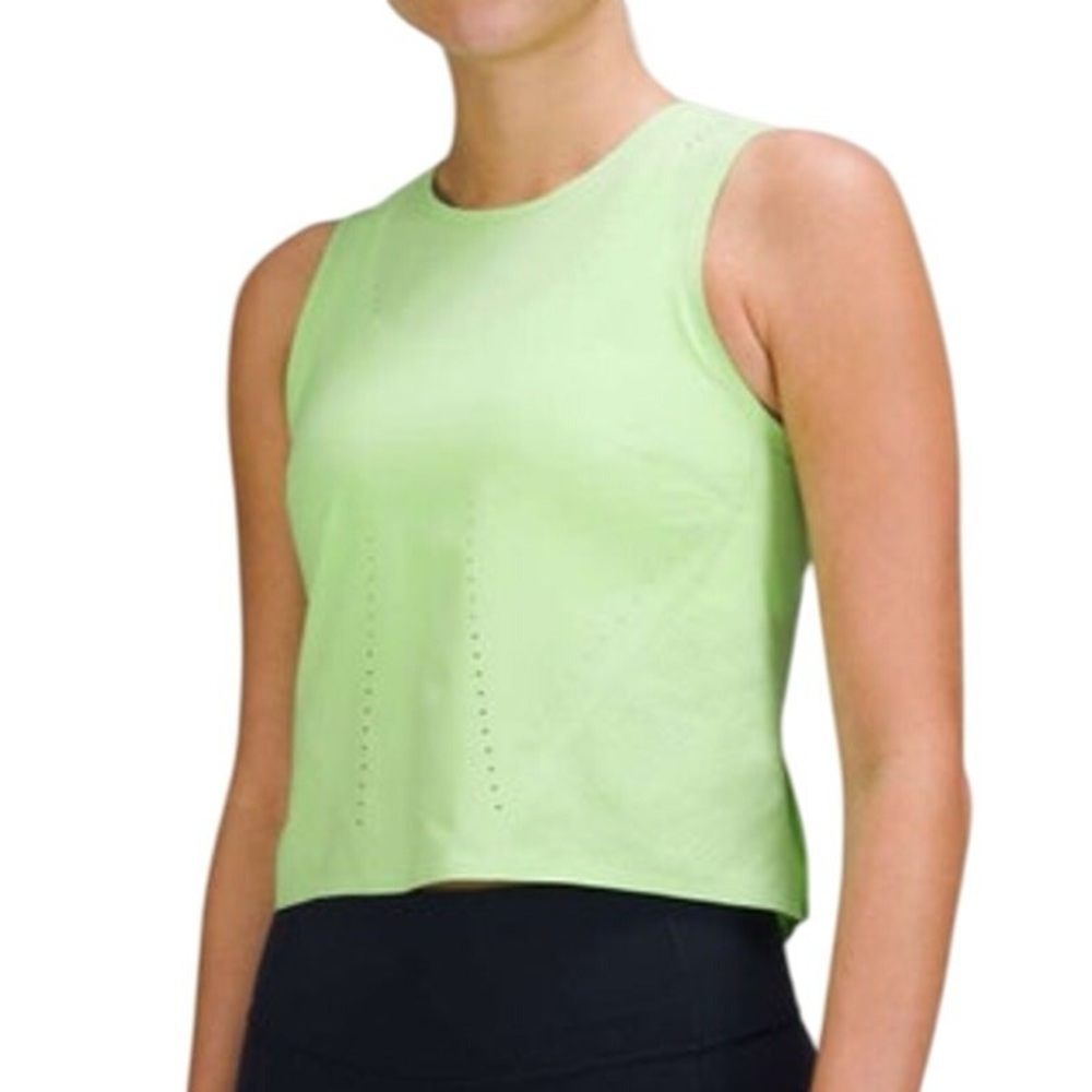 Lululemon Swift Ventilated Running Tank Top Scream Green Neon